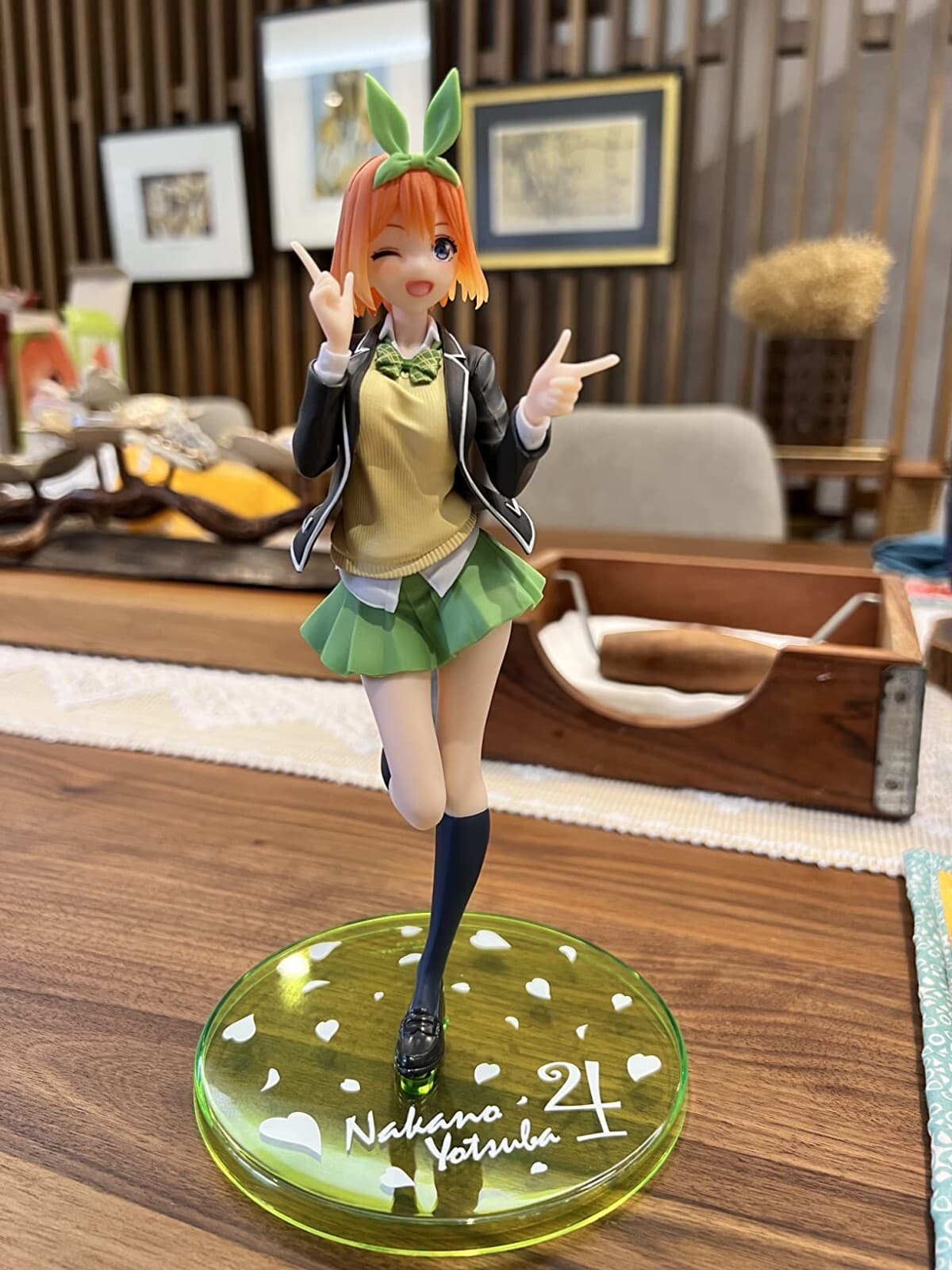 Taito The Quintessential Quintuplets Coreful Figure Nakano Yotsuba Uniform ver - Thumbnail 2