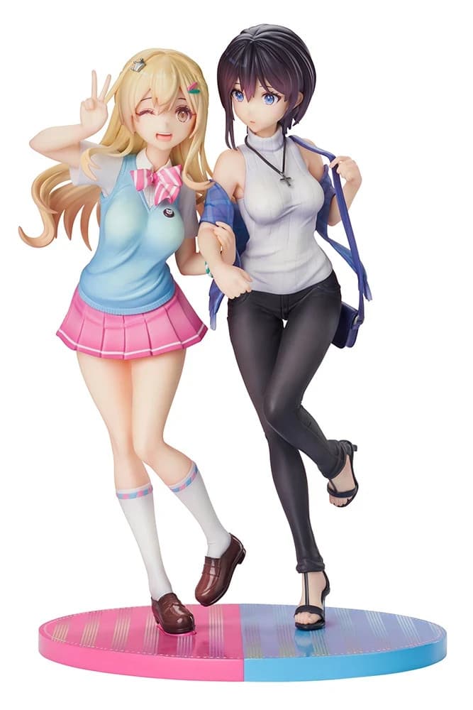 OshiRabu: Waifus Over Husbandos Ren Furutachi & Akuru Hayahoshi 1/7 Scale Figure - Image 1