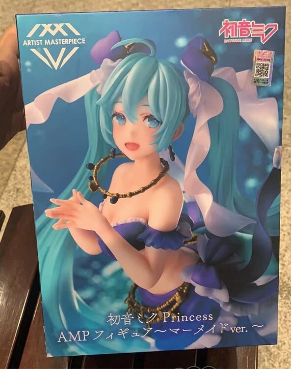 Taito Hatsune Miku Figure AMP Princess Mermaid Ver. New Original packaging - Thumbnail 5