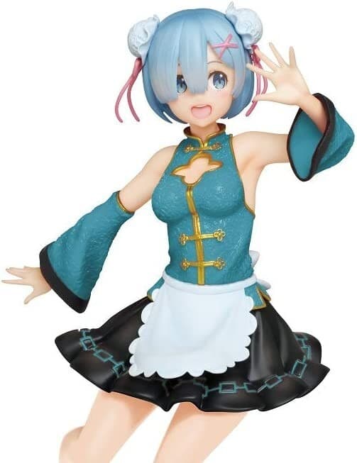 Taito Re:Zero Precious Figure Rem Mandarin Maid ver. Renewal, Multiple Colors... - Thumbnail 3