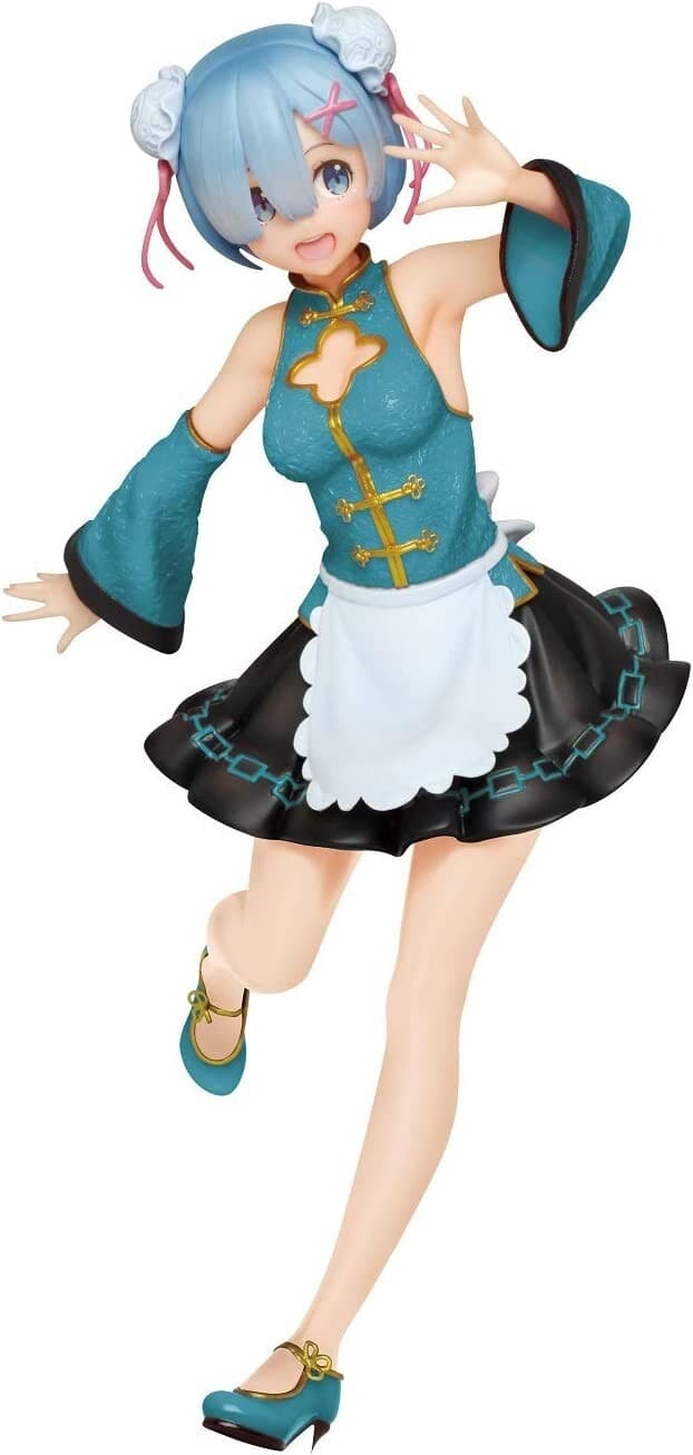 Taito Re:Zero Precious Figure Rem Mandarin Maid ver. Renewal, Multiple Colors... - Thumbnail 4
