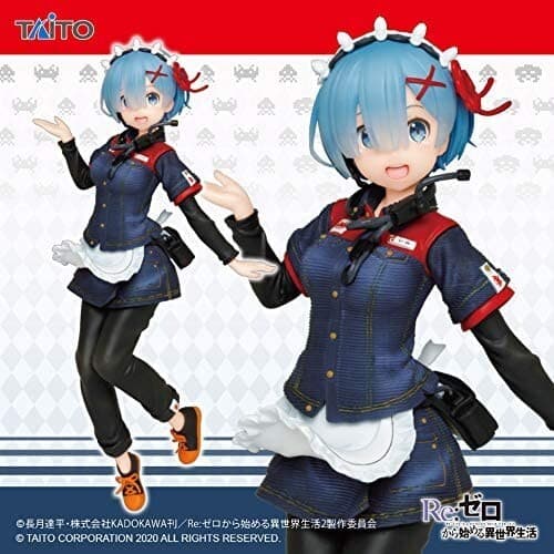Taito ReZero Coreful Figure Rem Taito Uniform Ver. - Image 1