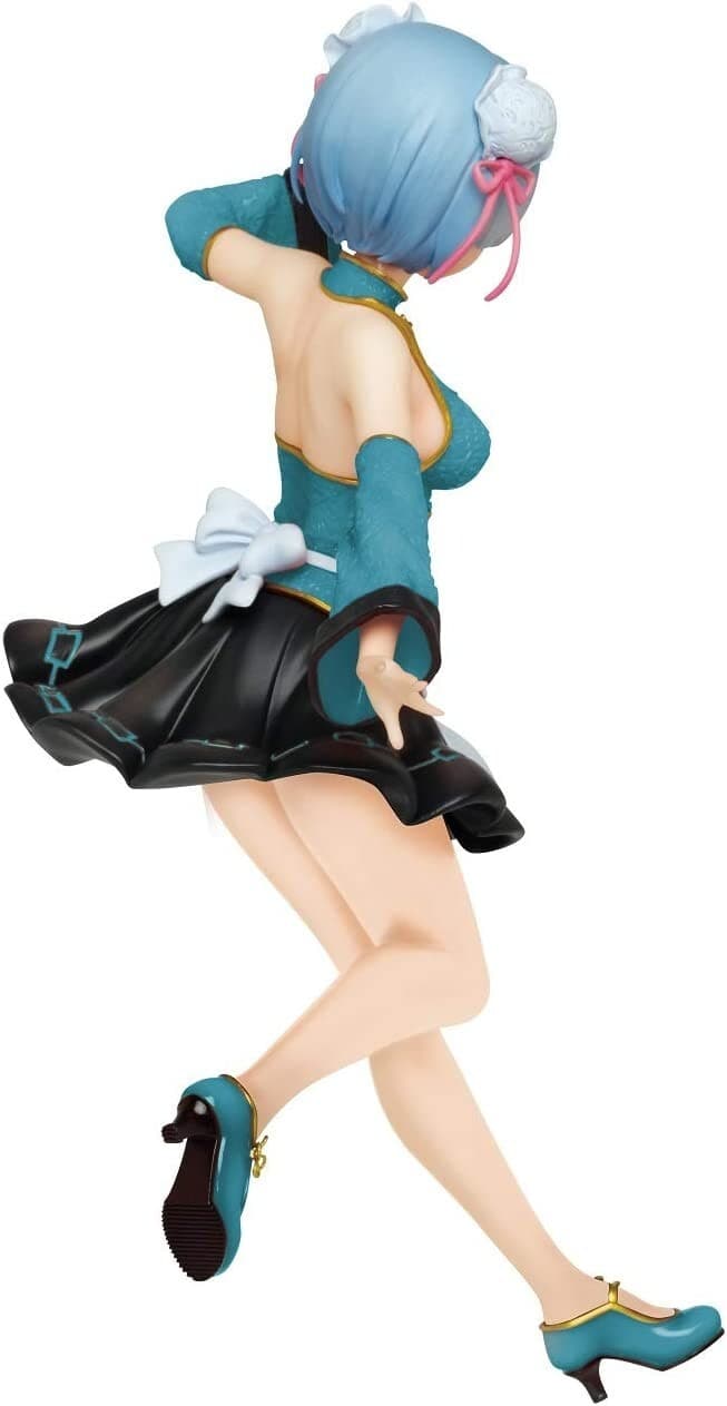 Taito Re:Zero Precious Figure Rem Mandarin Maid ver. Renewal, Multiple Colors... - Thumbnail 2