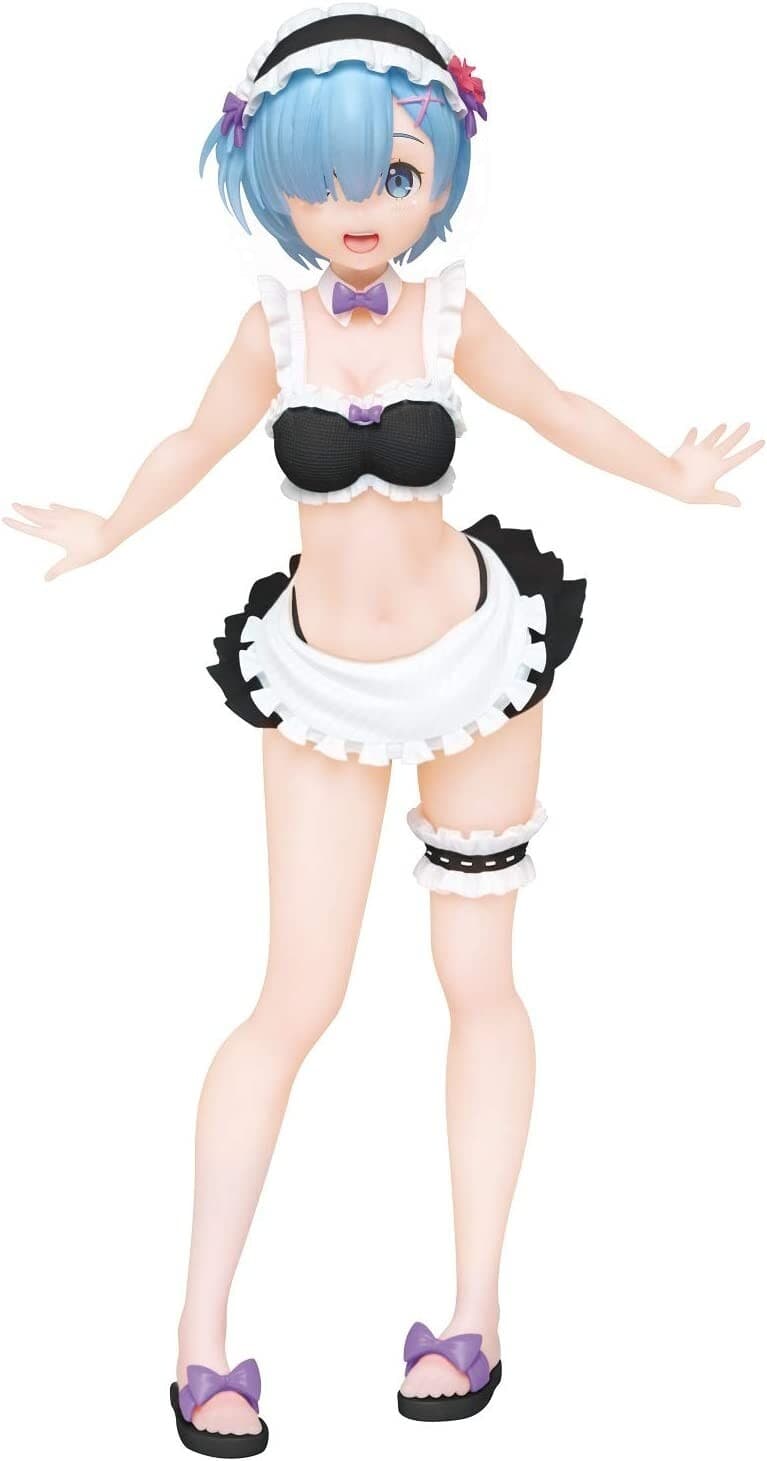 Taito ReZero Precious Figure Rem Maid Swimwear Ver Renewal, Multiple Colors - Image 1
