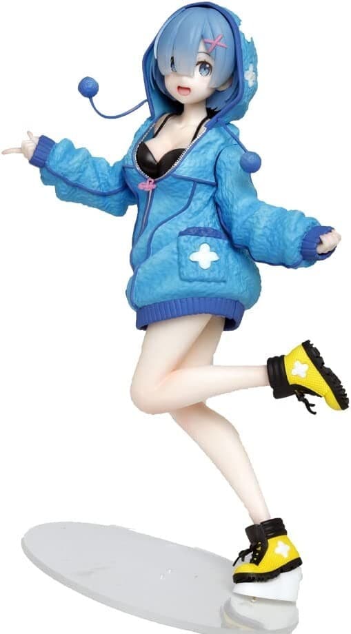 Taito Re Zero -Starting Life in Another World- Rem Precious Figure Fluffy Parka - Image 1