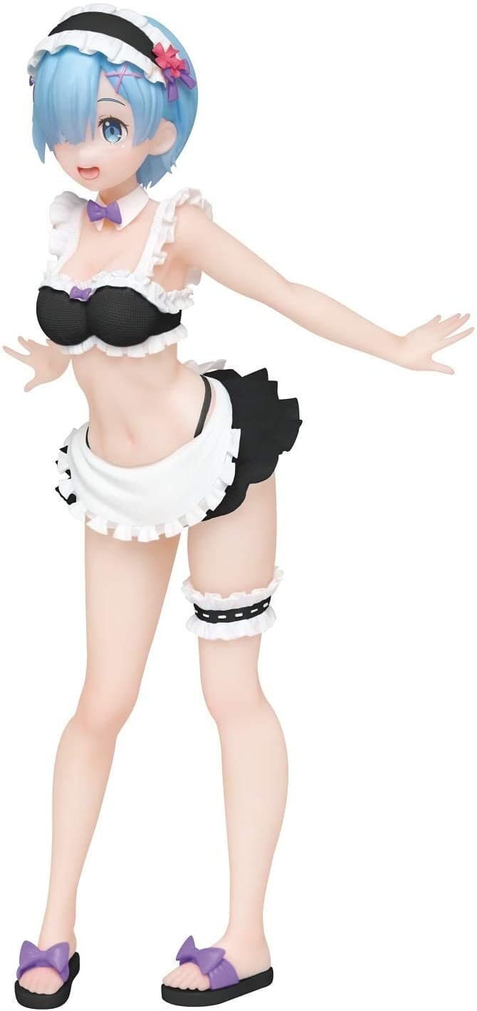 Taito ReZero Precious Figure Rem Maid Swimwear Ver Renewal, Multiple Colors - Thumbnail 3