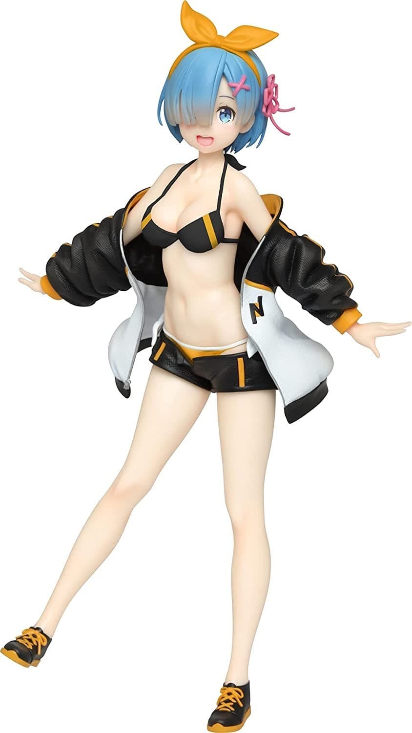 Taito ReZero Precious Figure - Rem~Jumper Swimsuit ver~ ~Renewal~ Prize Figure - Image 1