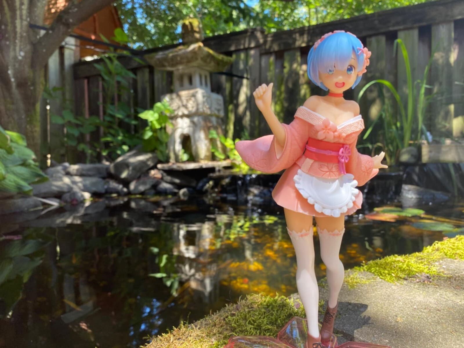 Taito Re Zero -Starting Life in Another World- Rem Figure (Original Sakura versi - Thumbnail 2
