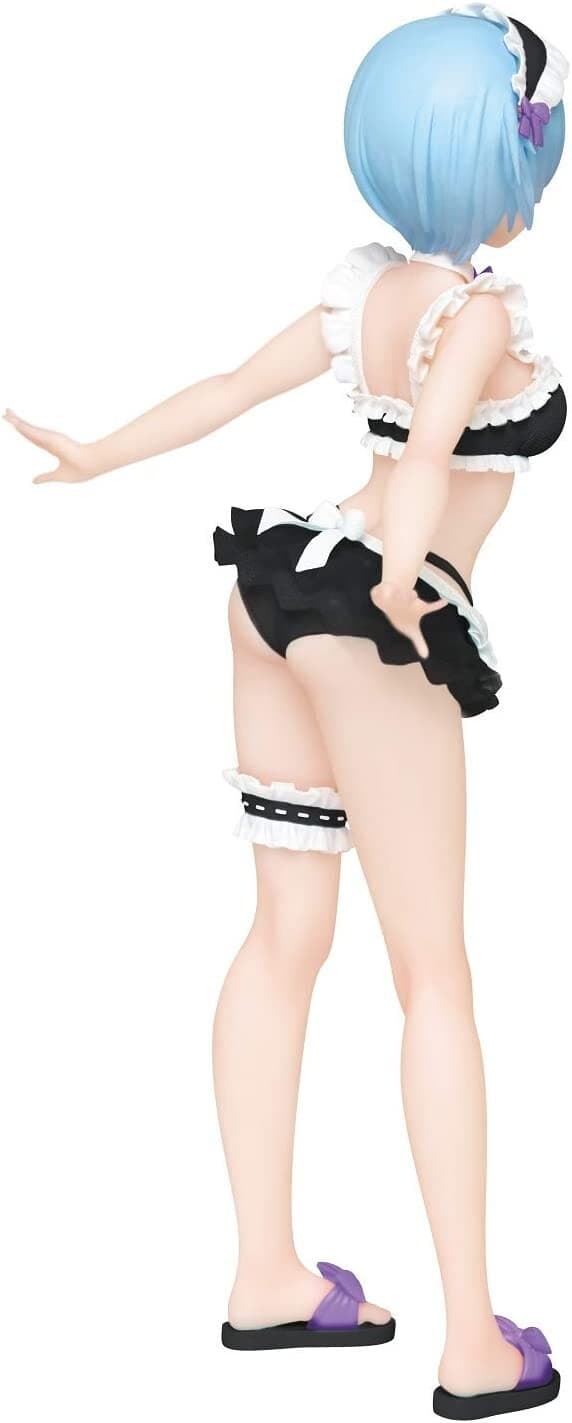 Taito ReZero Precious Figure Rem Maid Swimwear Ver Renewal, Multiple Colors - Thumbnail 4