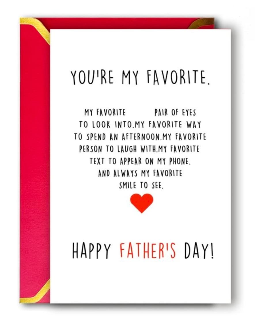 Father's Day Card with Heartfelt Message - Image 1