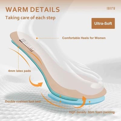 IDIFU White Pumps, White, Size 5 - Thumbnail 3