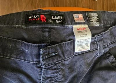 Ariat FR M4 low rise Workhorse Boot Cut Pants, 42x30 - Thumbnail 3