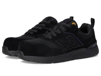New Balance Elite SD10 Composite Toe Work Shoes, Women's 10, Black/purple - Thumbnail 3