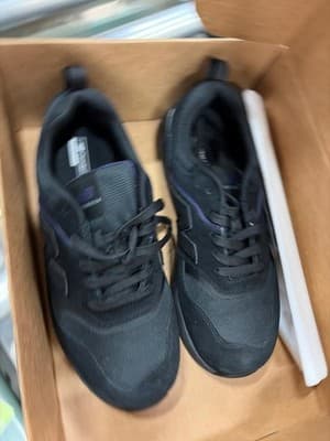 New Balance Elite SD10 Composite Toe Work Shoes, Women's 10, Black/purple - Thumbnail 6