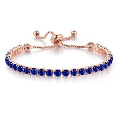 Women's Crystal Rhinestone Bracelets - Thumbnail 4