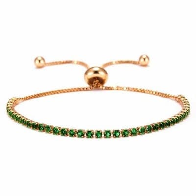 Women's Crystal Rhinestone Bracelets - Thumbnail 8