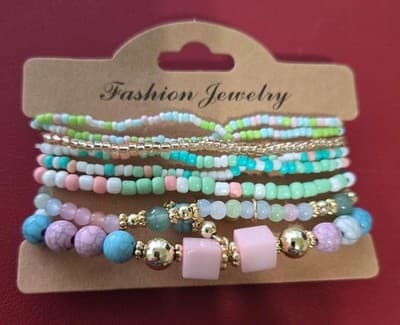 Beaded Bracelets for Women,Bohemian Stackable Style - Thumbnail 6
