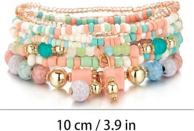 Beaded Bracelets for Women,Bohemian Stackable Style - Thumbnail 5
