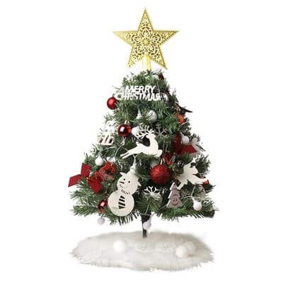 2ft Mini Tabletop Christmas Tree, open box - Image 1