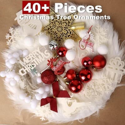 2ft Mini Tabletop Christmas Tree, open box - Thumbnail 3