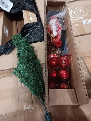 2ft Mini Tabletop Christmas Tree, open box - Thumbnail 6