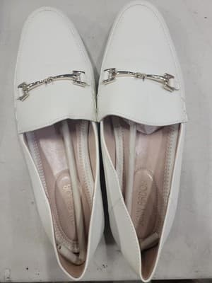 Womens Penny Loafers, white, size 7 - Thumbnail 5
