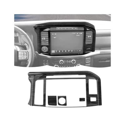 Center Console Trim, Ford F150 Raptor 2024+, Black Wood Grain - Image 1