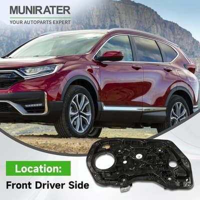 Power Window Regulator w/o Motor Replacement for Elantra 2011-2016 Front Left - Thumbnail 5