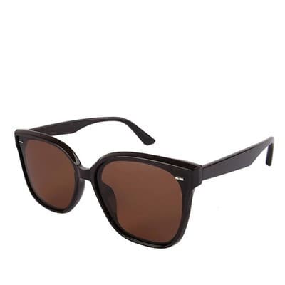 Mazzen Polarized Sunglasses, Brown Lenses with Brown Frame - Thumbnail 3