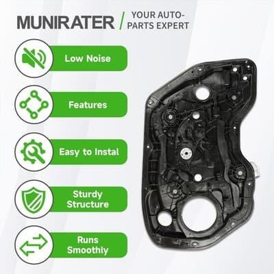 Power Window Regulator w/o Motor Replacement for Elantra 2011-2016 Front Left - Thumbnail 3