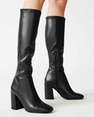 SOVANYOU Black Knee High Boots, 6 - Thumbnail 3