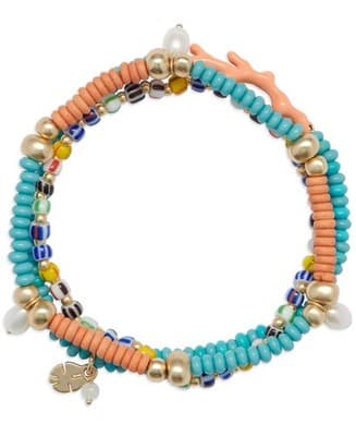 Lucky Brand Turquoise Summer Bracelet Set, Gold, One Size - Thumbnail 4