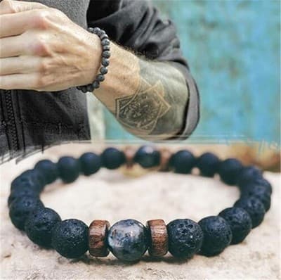 Lava Rock Bead Bracelets - Thumbnail 2