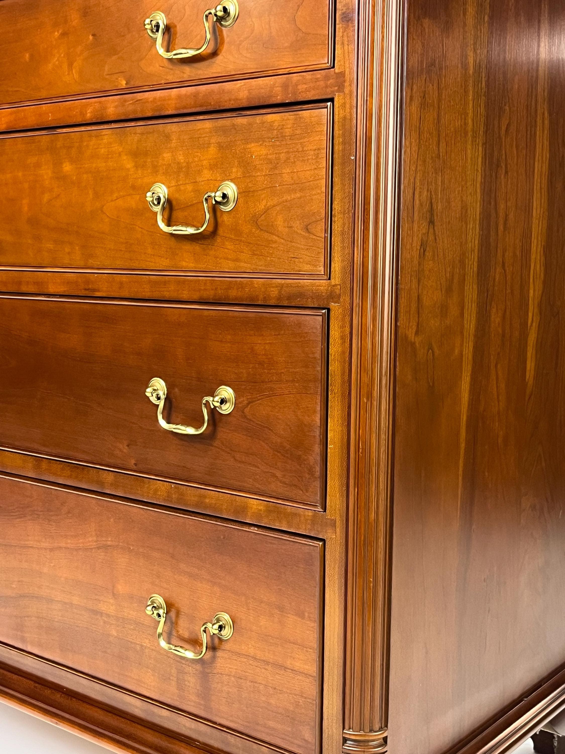 Waterford Furniture Makers Solid Cherry Bachelor’s Chest - Thumbnail 10