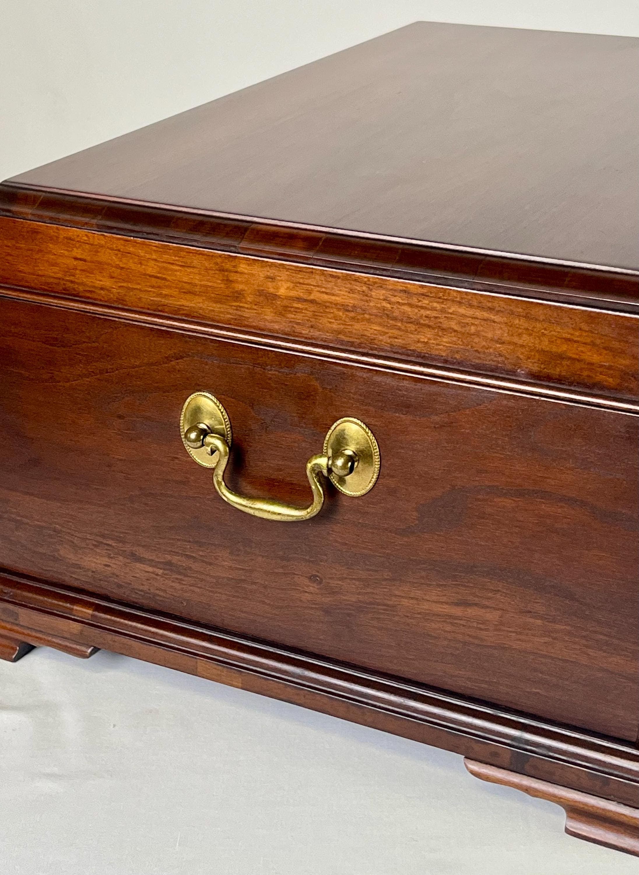 Henkel Harris Virginia Galleries Solid Wild Black Cherry Jewelry Chest - Thumbnail 15