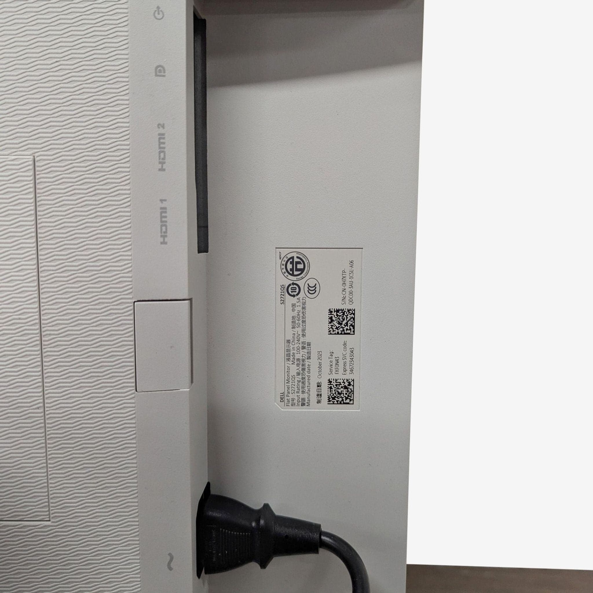 Dell S2721QS Monitor 27 Inch 4K UHD IPS Monitor with AMD FreeSync - Thumbnail 4
