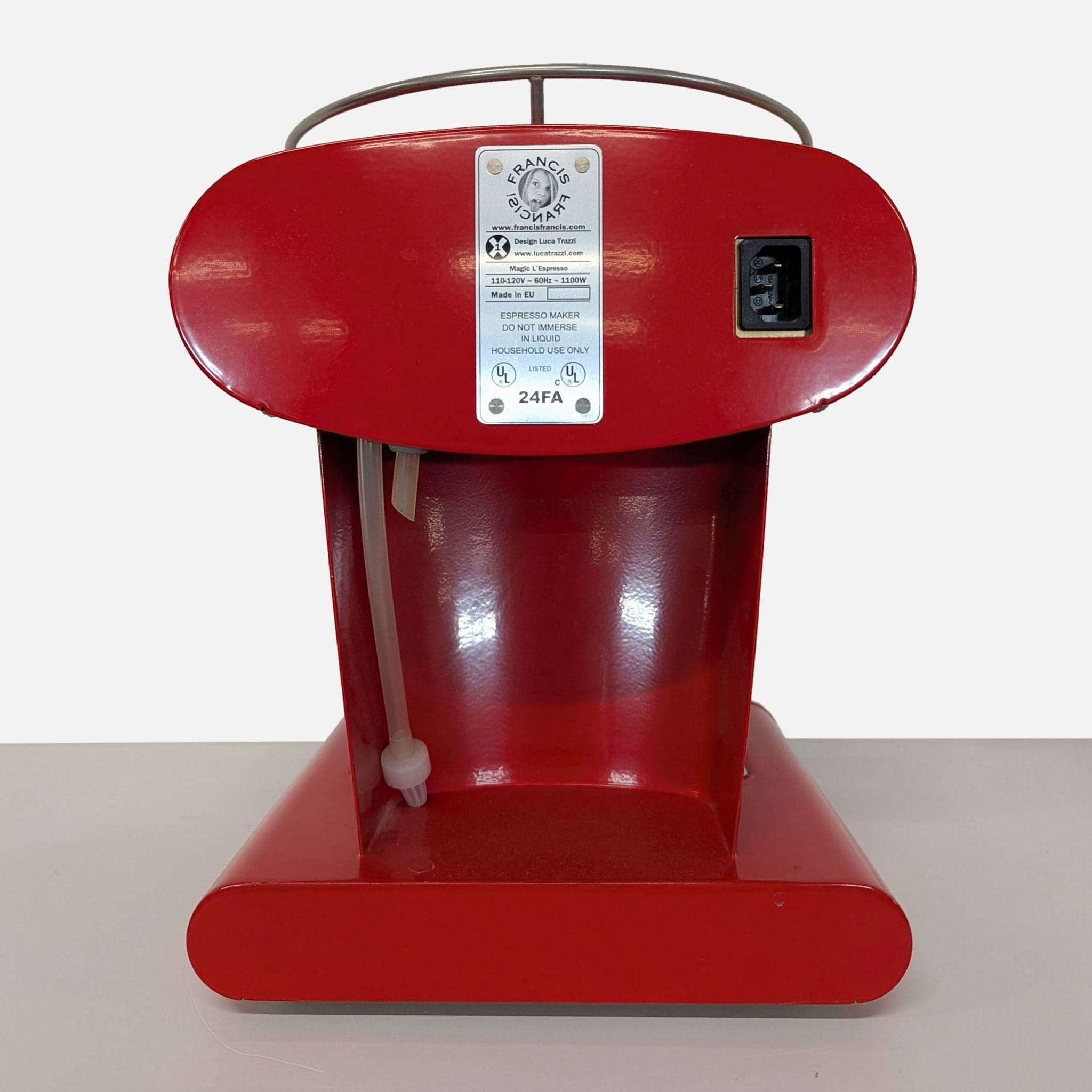 Francis Francis Red Espresso Coffee Maker – Classic Design, Reliable Performance - Thumbnail 5