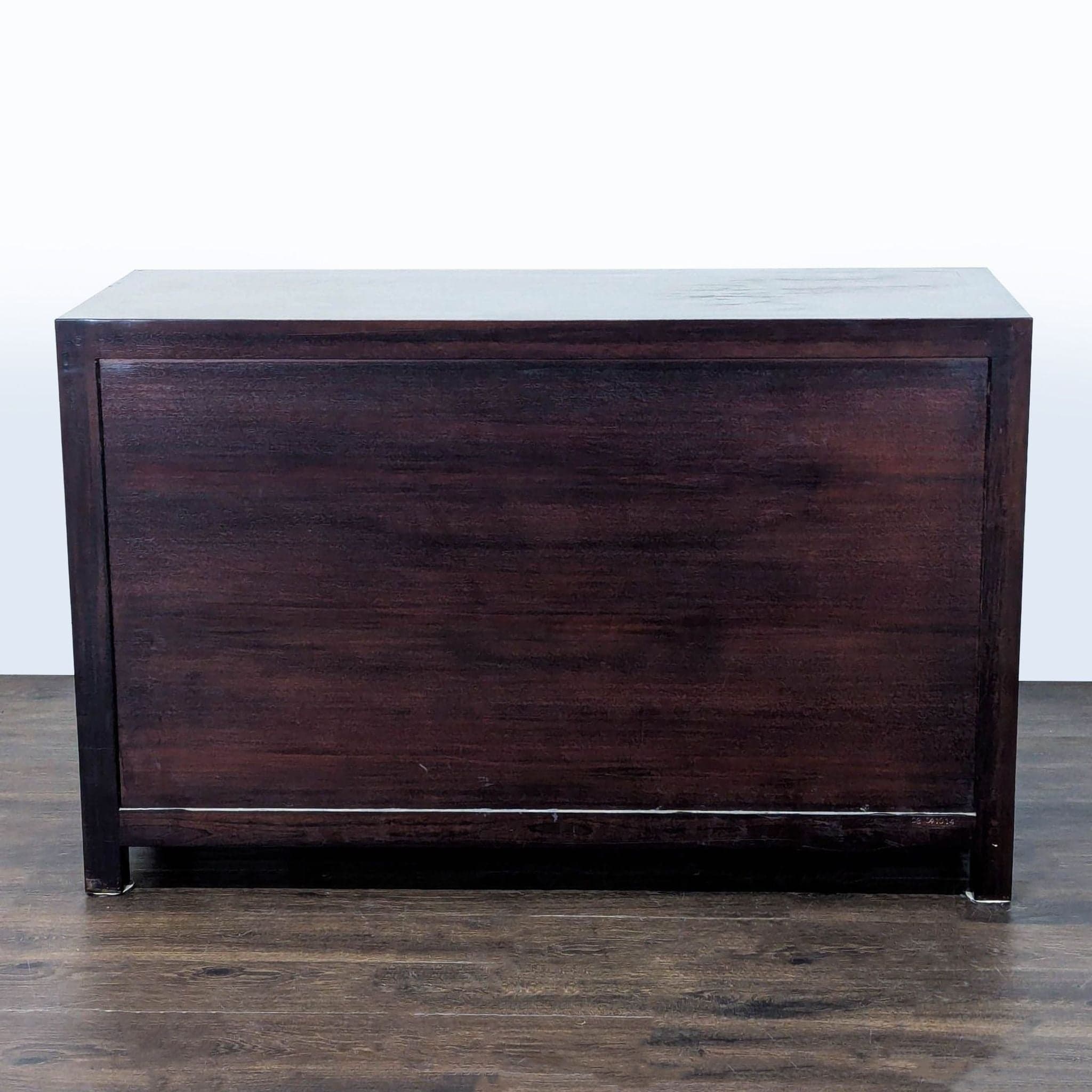 Environment Furniture Santomer Modern Rustic Wood 6-Drawer Dresser with Patchwork Front - Thumbnail 5