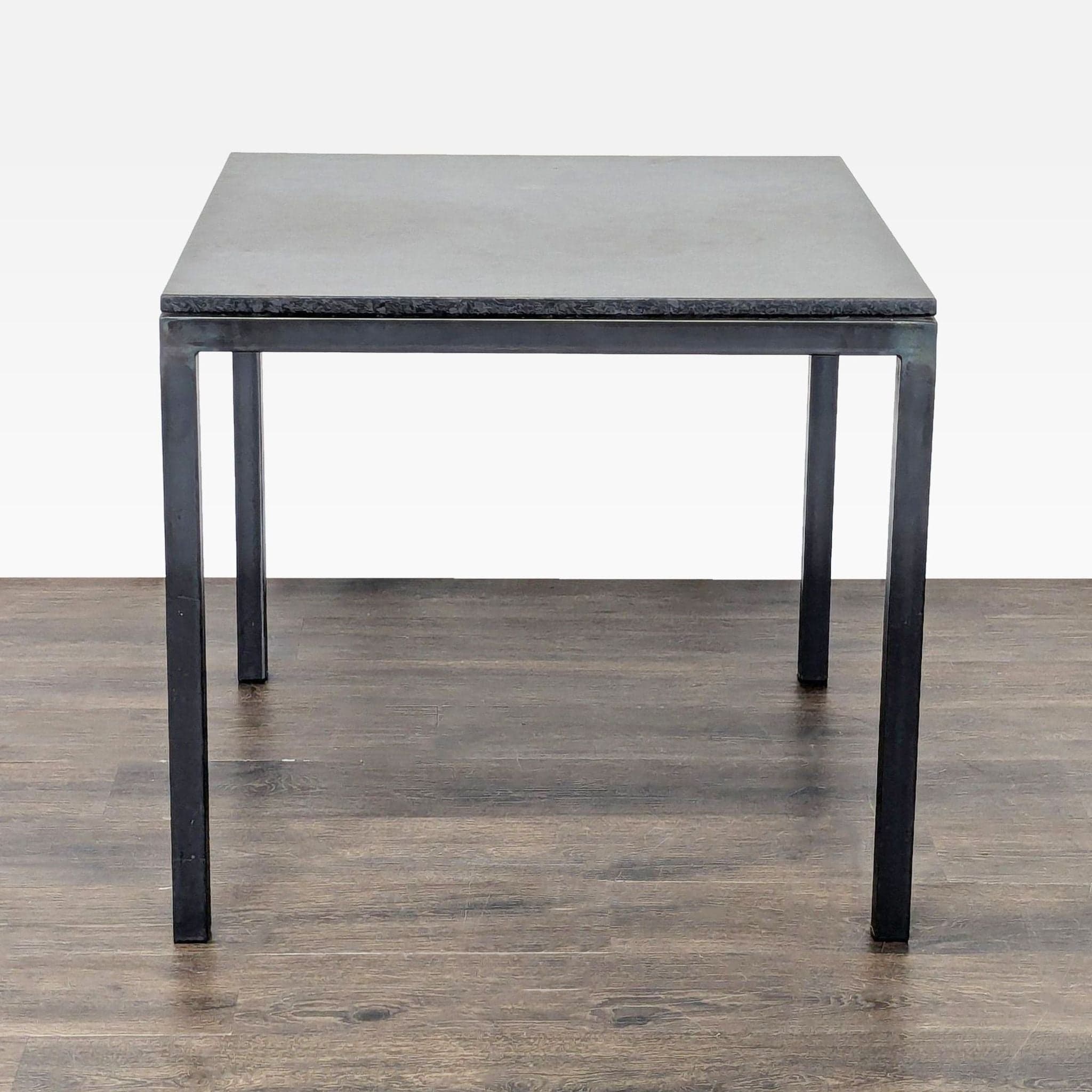 Prime Resource Modern 3-Piece Metal and Wood Dining Set – Table with 2 Chairs - Thumbnail 2