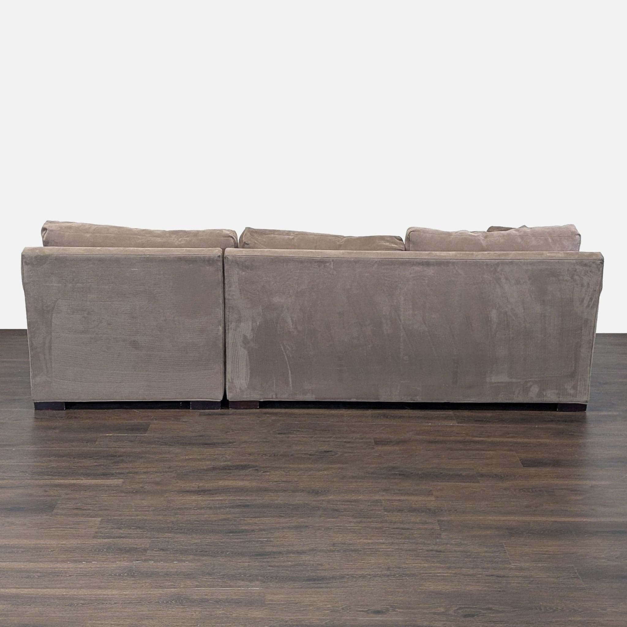 Crate & Barrel Axis Sectional Sofa with Chaise - Thumbnail 3