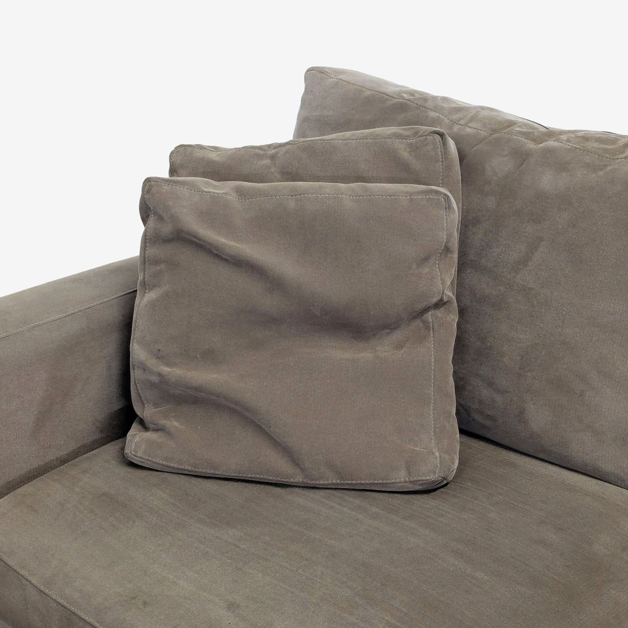 Crate & Barrel Axis Sectional Sofa with Chaise - Thumbnail 7