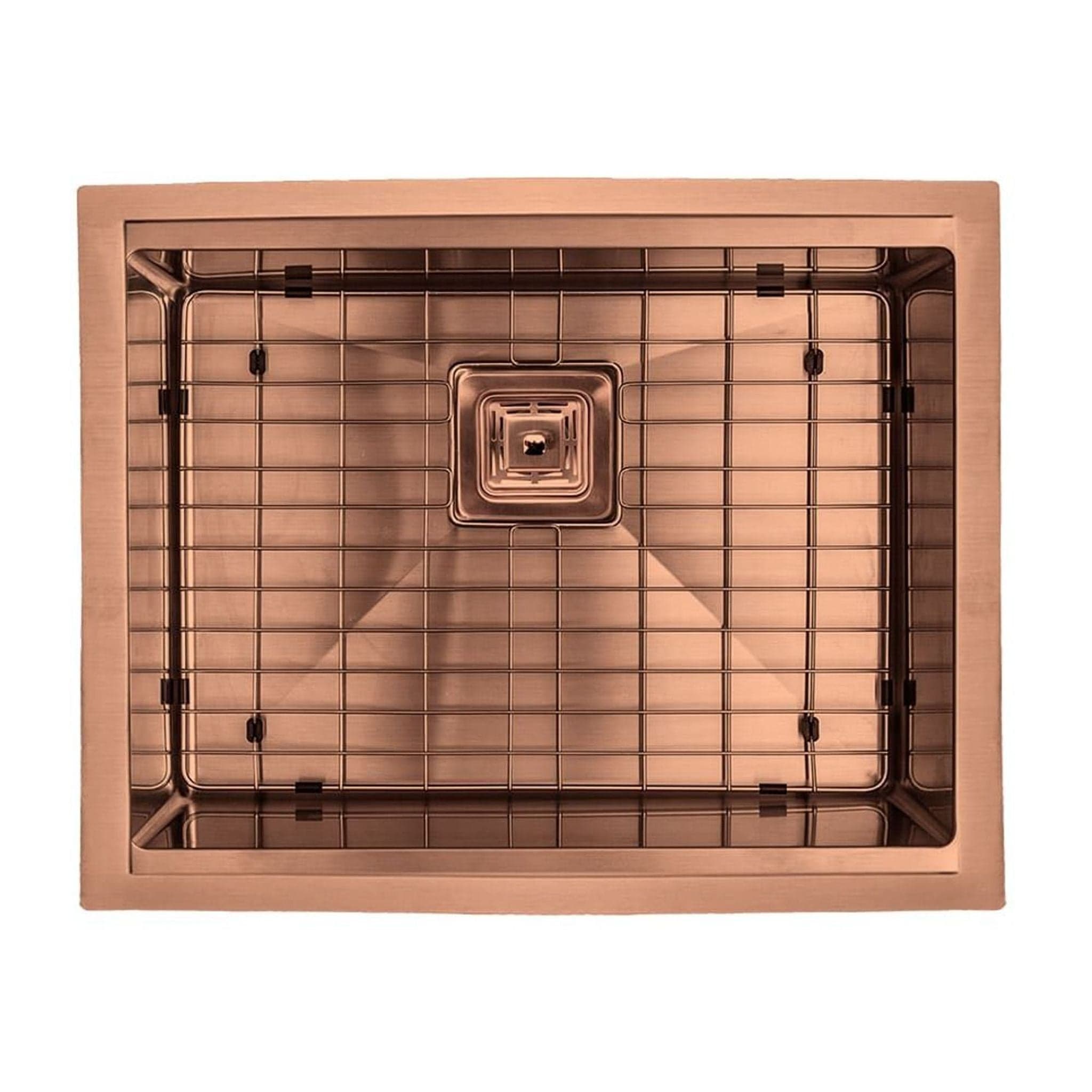 S Strictly Kitchen + Bath Copper Kitchen Sink with Accessories New in Box - Thumbnail 4