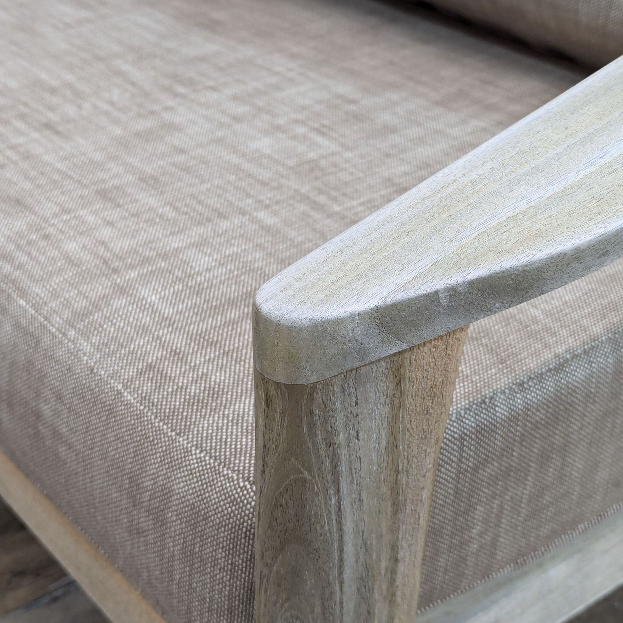 Restoration Hardware Malta 90” Outdoor Teak Sofa - Thumbnail 7