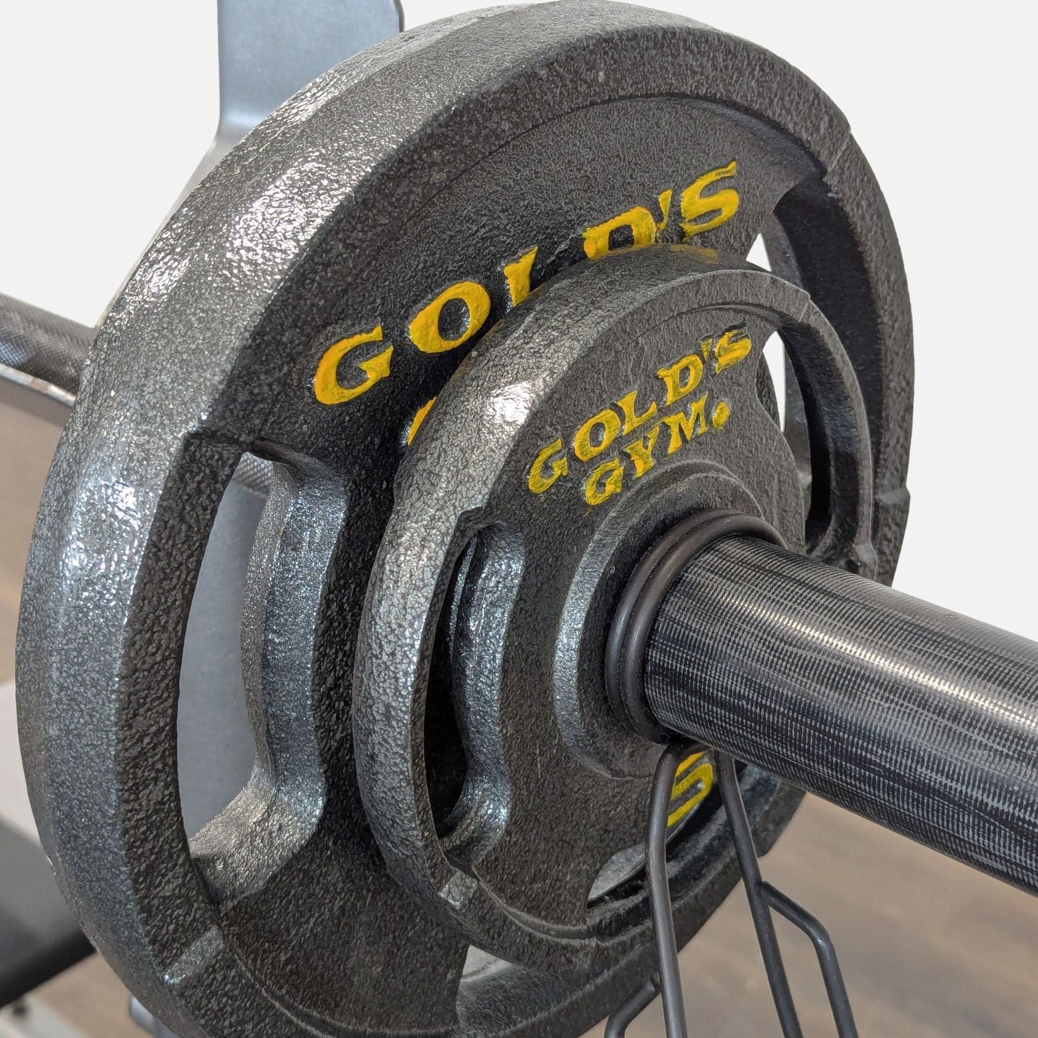 Gold's Gym Adjustable Weight Bench with Barbell and Weights - Thumbnail 6