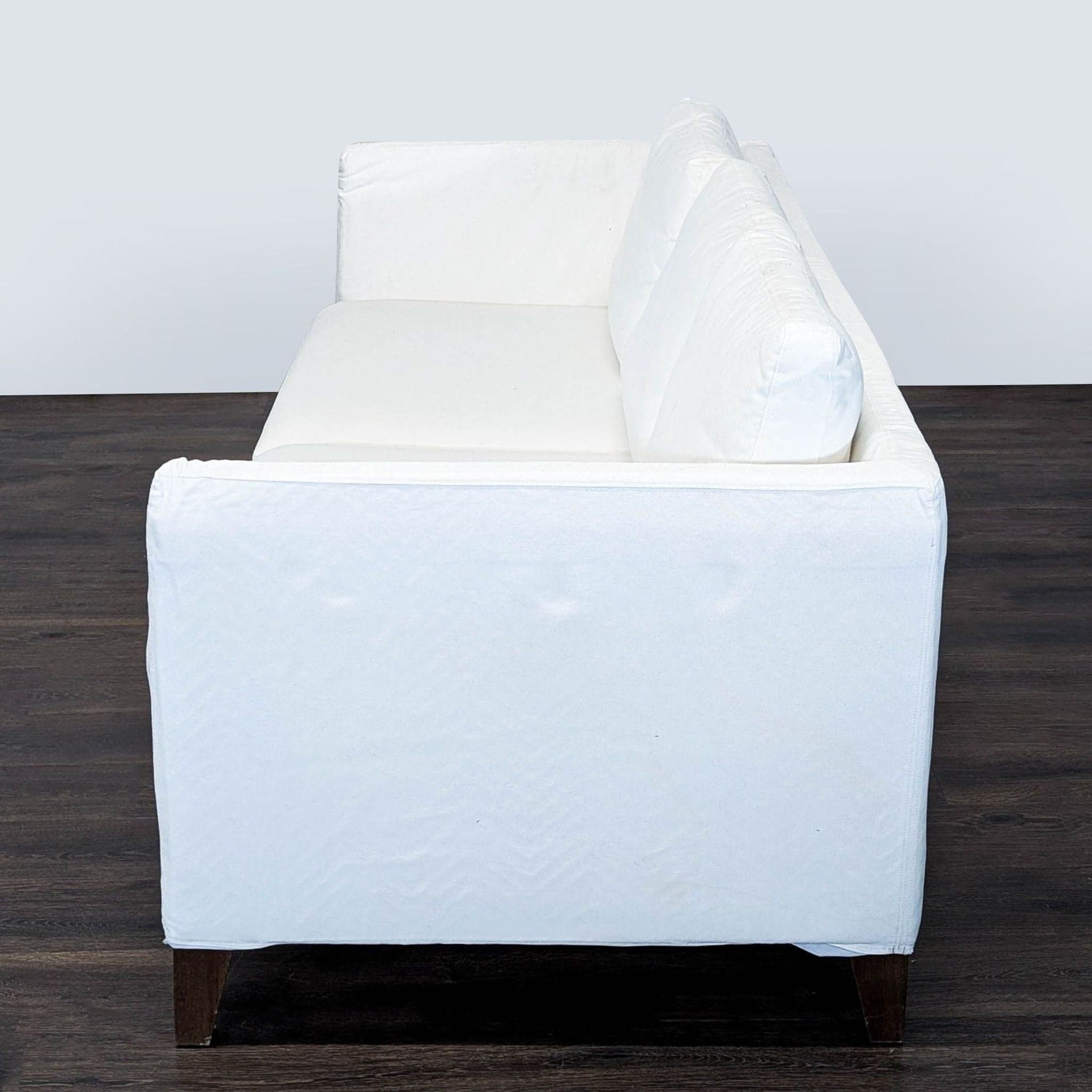 Ikea 3-Seat White Sofa – Modern and Comfortable - Thumbnail 5