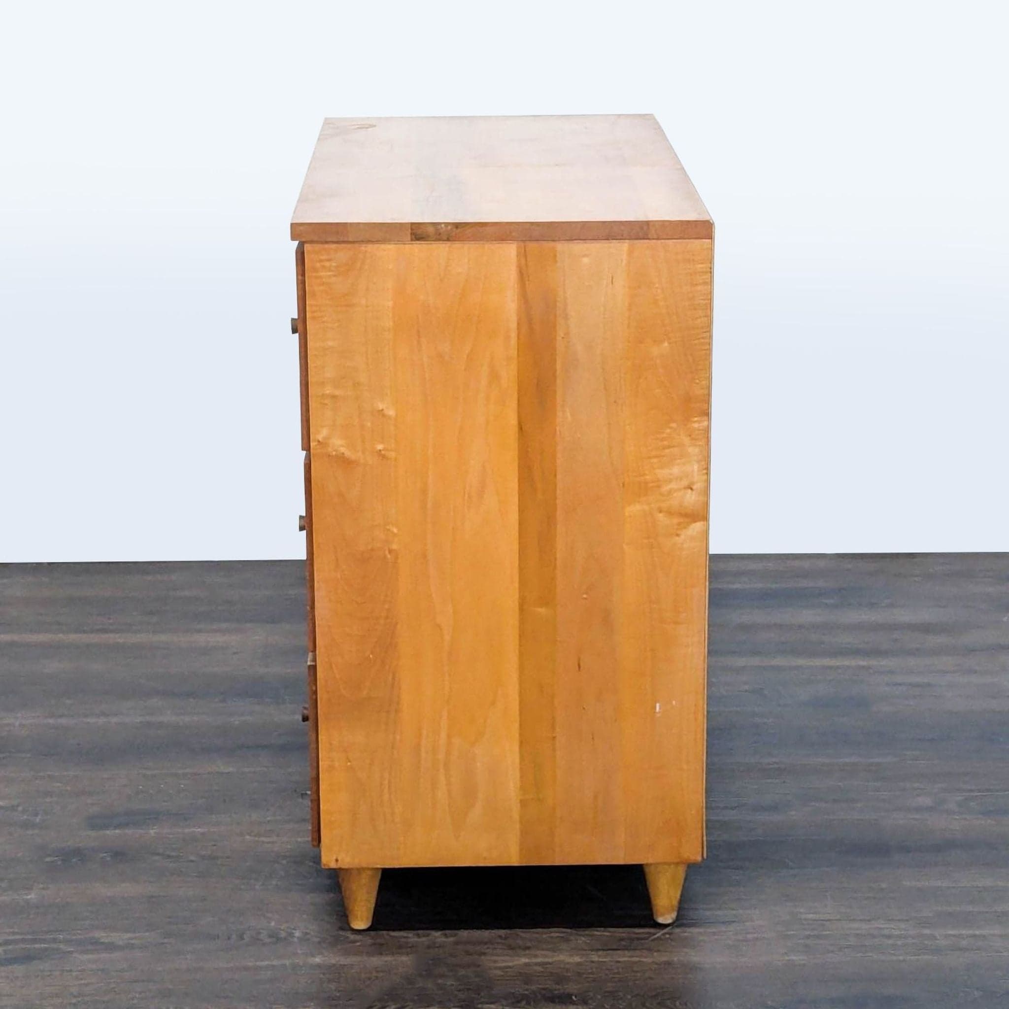 Mid-Century Modern 3-Drawer Solid Wood Dresser - Thumbnail 6