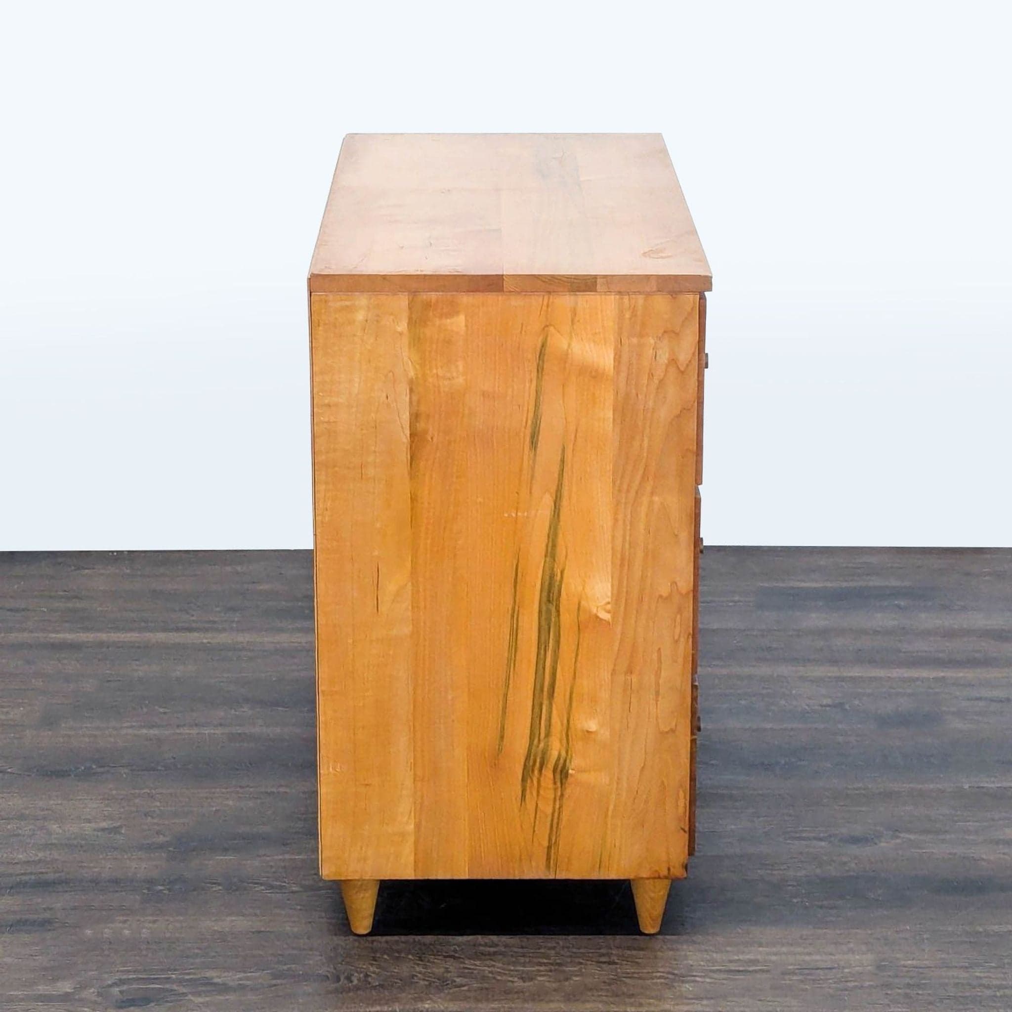 Mid-Century Modern 3-Drawer Solid Wood Dresser - Thumbnail 4