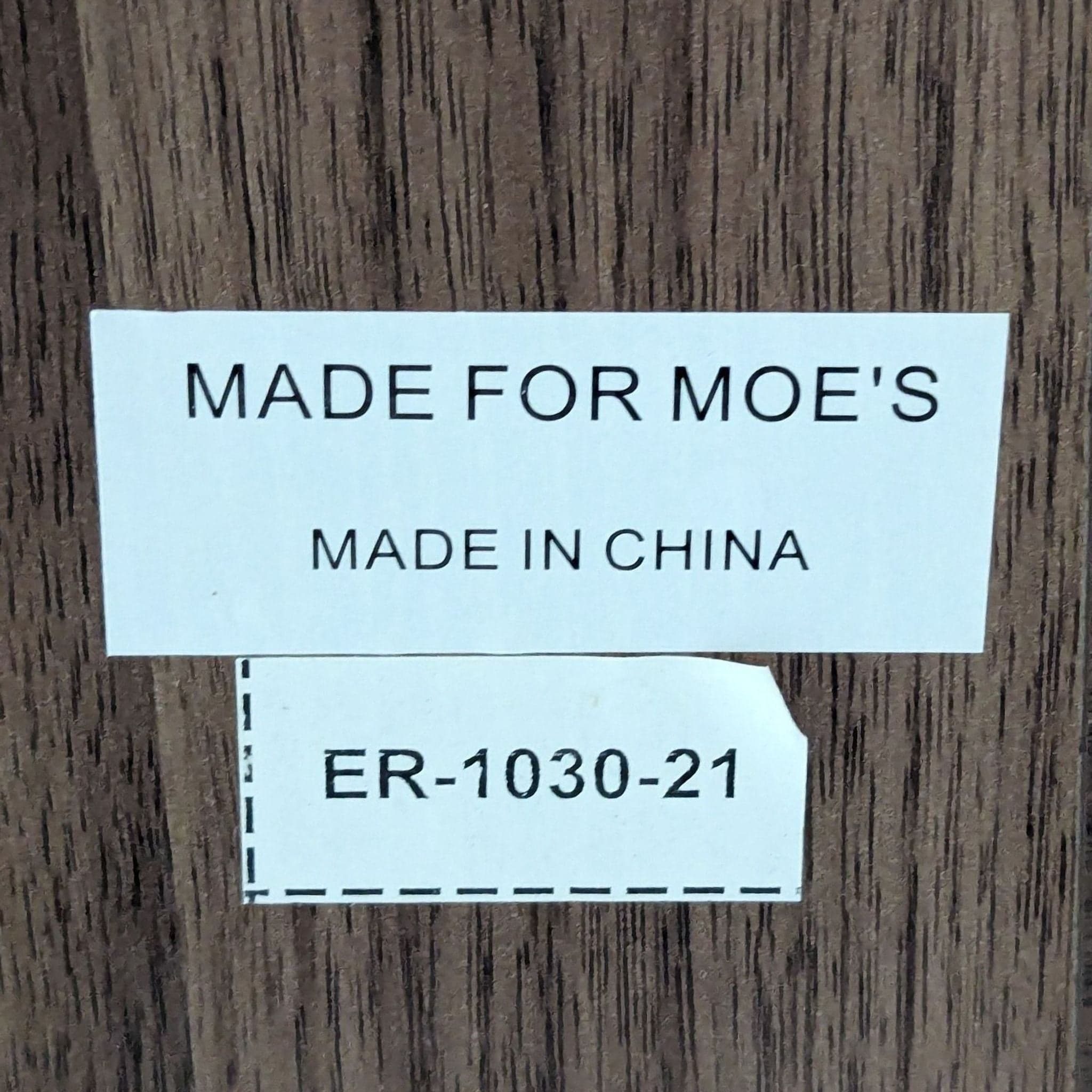 Moe's Industrial Style Desk with Solid Wood Top and Metal Legs - Thumbnail 9