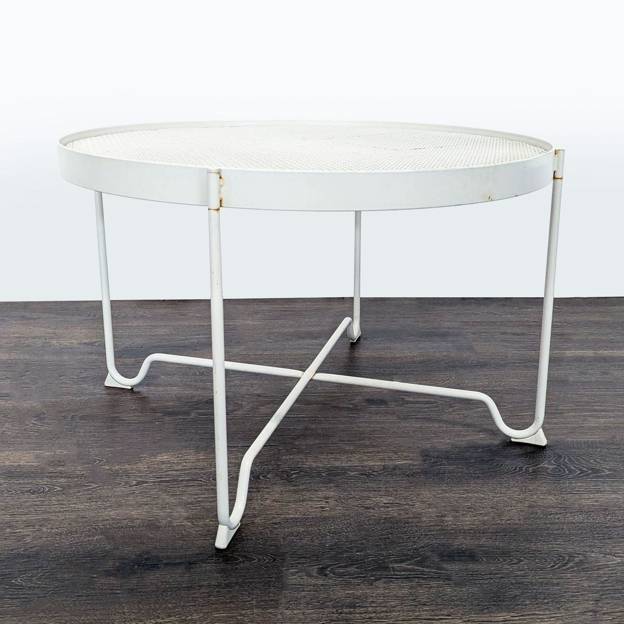 IKEA Krokholmen Round Metal Outdoor Coffee Table - Image 1