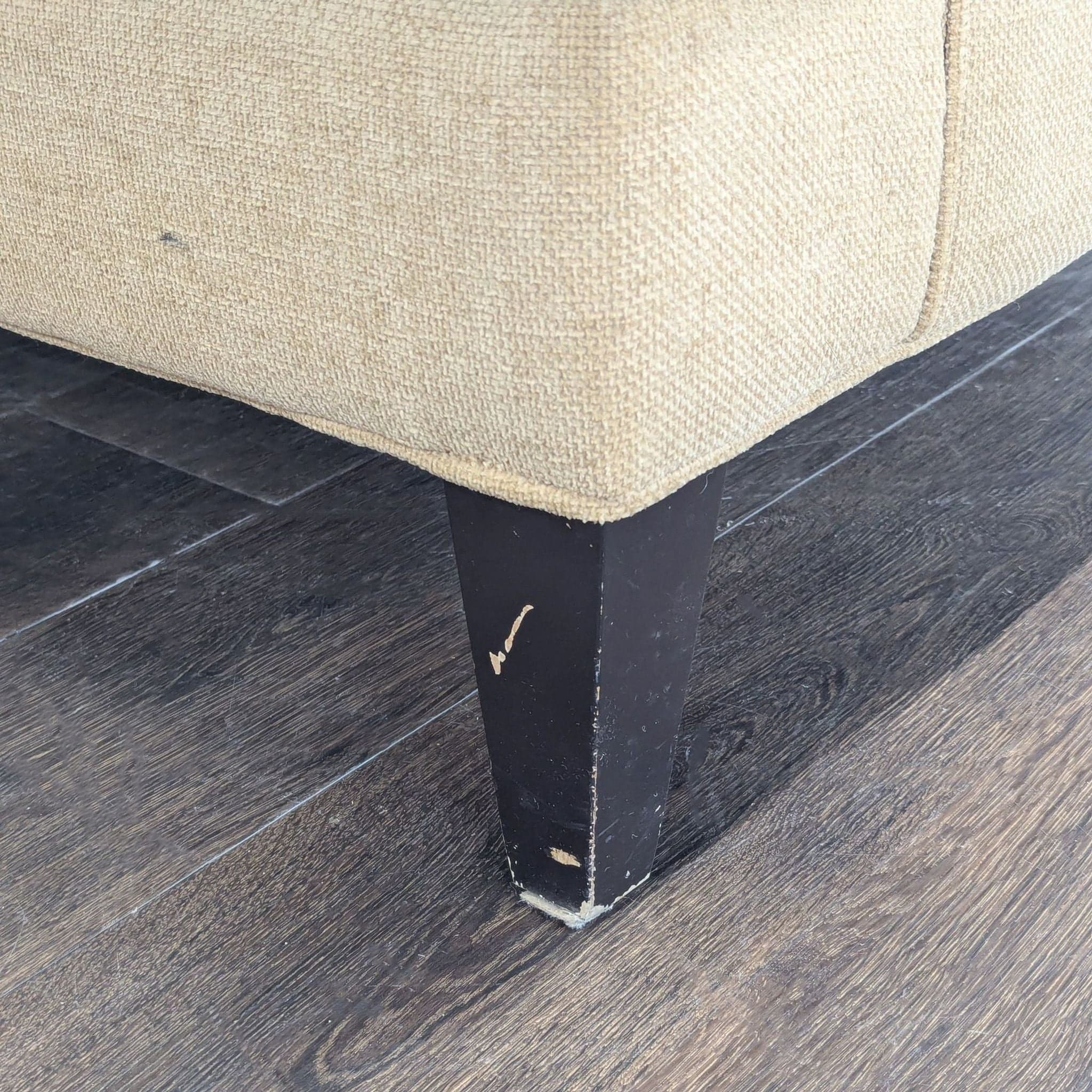 Pier 1 Imports 3-Seat Beige Sofa - Thumbnail 5